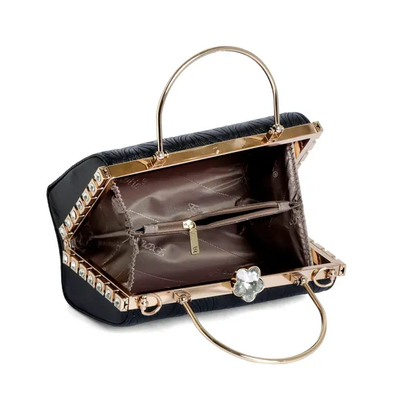 Exotic_Premium_Crystal_Charm_Sling_Bag_With_Detachable_Chain_Handel_Gift_For_Women_Black_Black