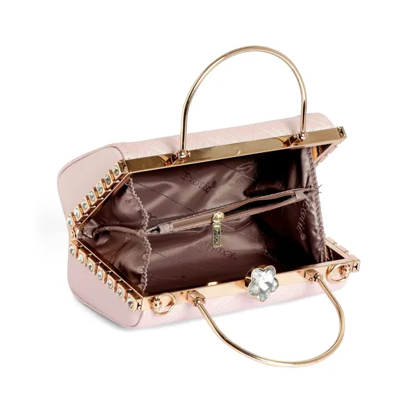Exotic_Premium_Crystal_Charm_Sling_Bag_With_Detachable_Chain_Handel_Gift_For_Women_Pink_Pink