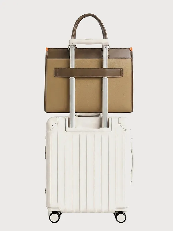Exotic_Alora_Structured_Tote_Handbag_Khaki_Khaki