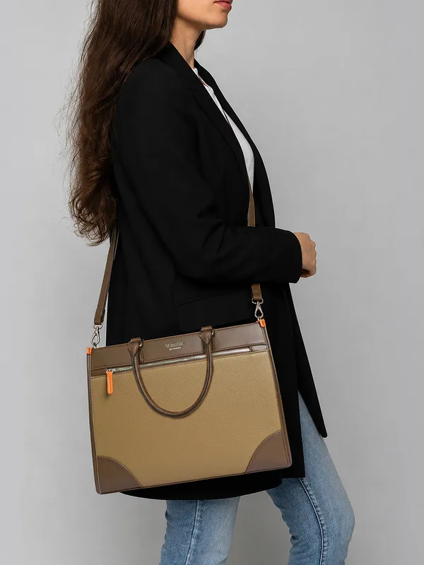 Exotic_Alora_Structured_Tote_Handbag_Khaki_Khaki