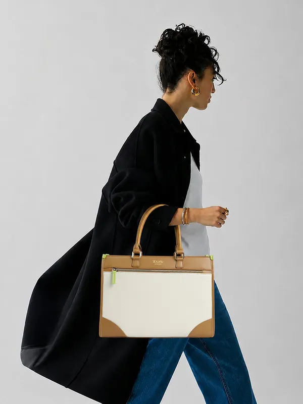 Exotic_Alora_Structured_Tote_Handbag_Off_White_Off_White