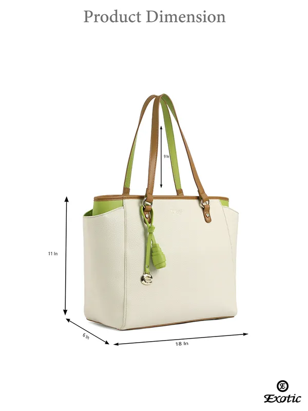 Exotic_Amara_Structured_Tote_Bag_Off_White