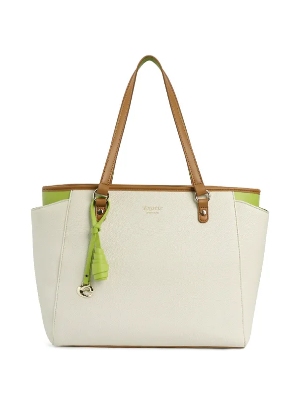 Exotic_Amara_Structured_Tote_Bag_Off_White