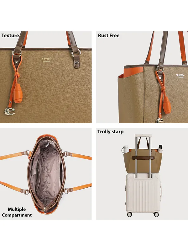 Exotic_Amara_Structured_Black_Tote_Bag_Khaki
