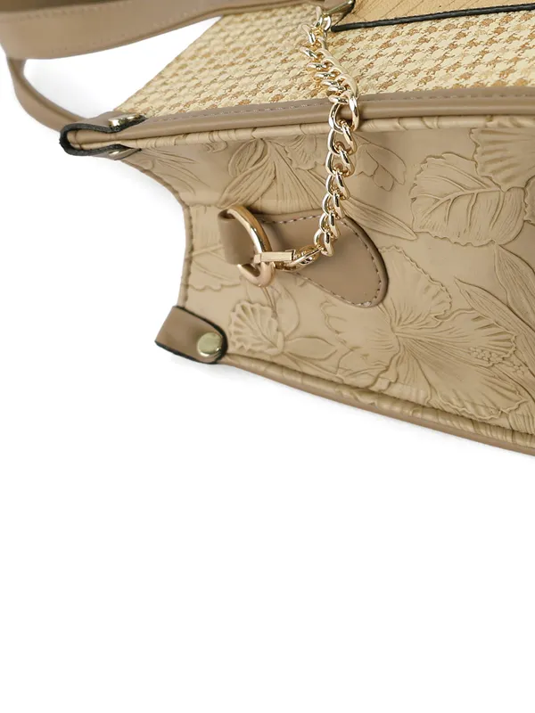 Exotic_Calyra_Women_S_Houndstooth_Handbag_Beige