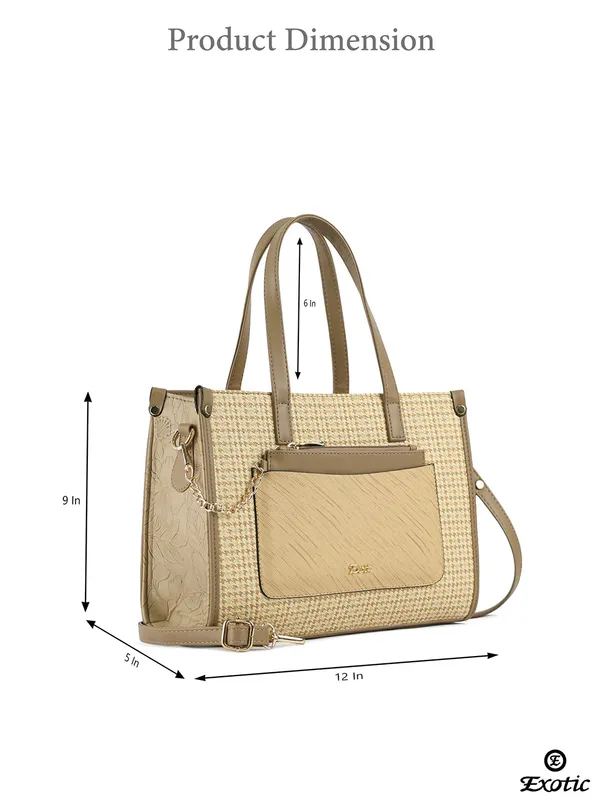 Exotic_Calyra_Women_S_Houndstooth_Handbag_Beige