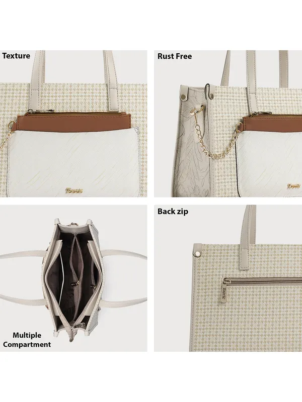 Exotic_Calyra_Women_S_Houndstooth_Handbag_Off_White