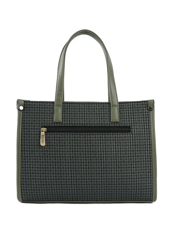 Exotic_Calyra_Women_S_Houndstooth_Handbag_Black