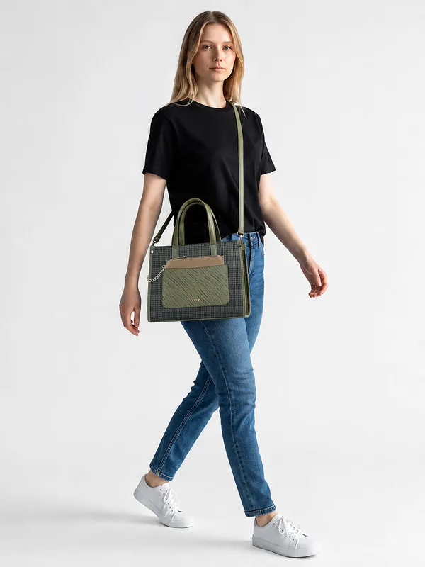 Exotic_Calyra_Women_S_Houndstooth_Handbag_Black
