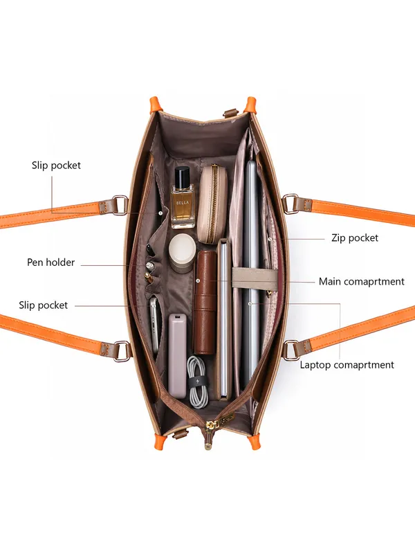 Exotic_Aria_Tote_Handbag_With_Laptop_Compartment_Khaki