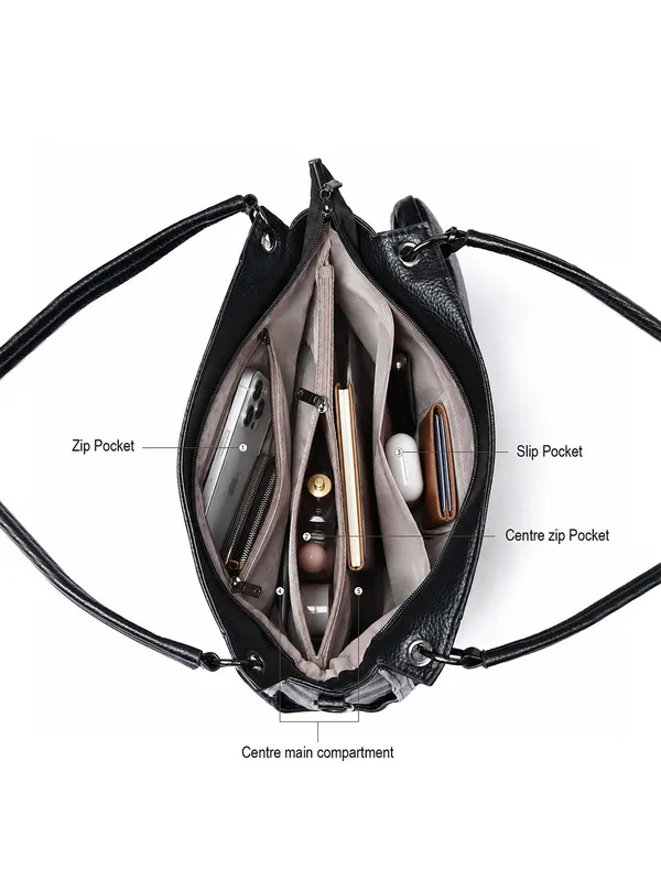 Exotic_Pebbled_Hobo_Stylish_Shoulder_Bag_Black