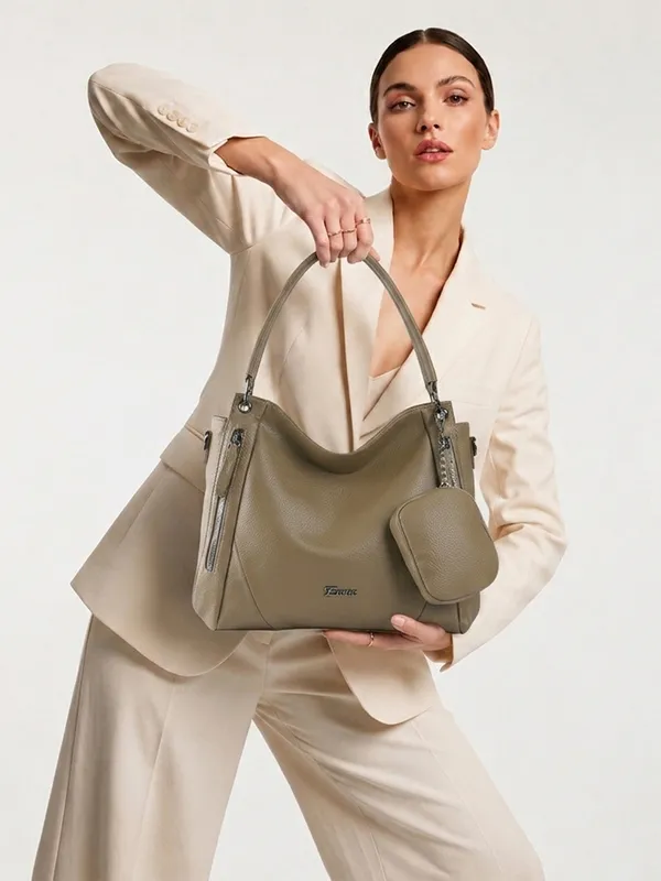 Exotic_Pebbled_Hobo_Stylish_Shoulder_Bag_Khaki