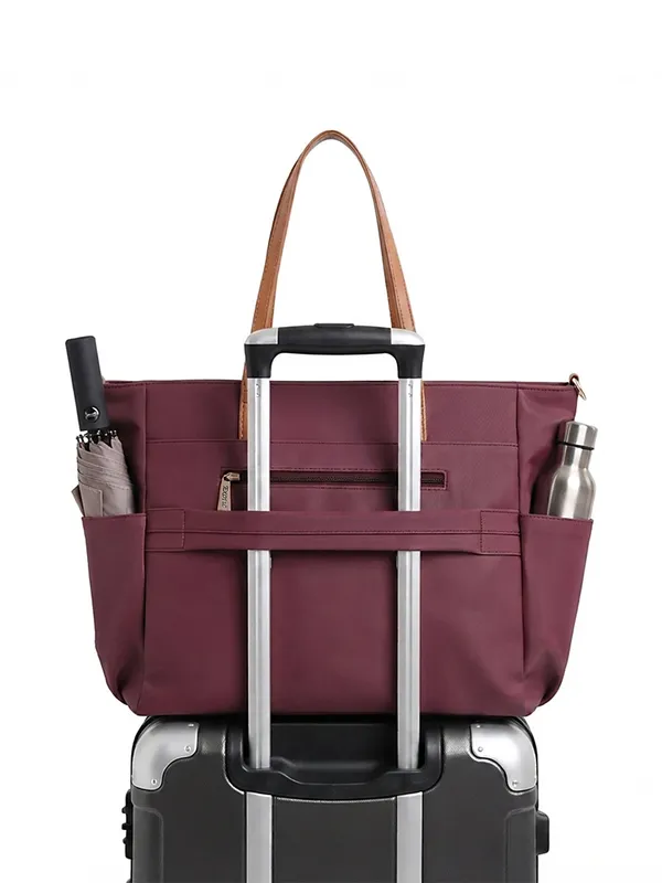 Exotic_Women_S_Tote_Bag_With_Crossbody_Strap_Maroon