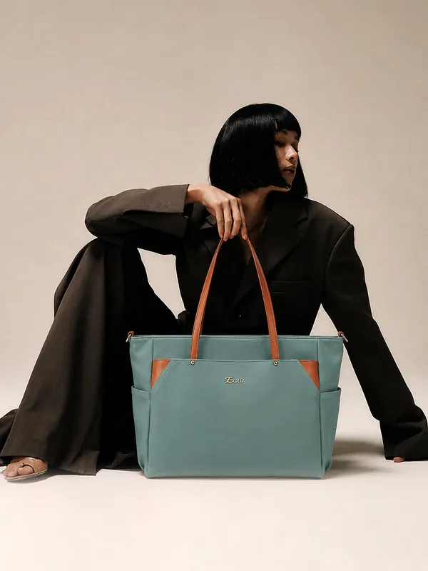 Exotic_Women_S_Tote_Bag_With_Crossbody_Strap_Green
