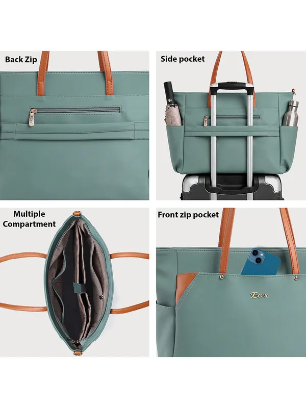 Exotic_Women_S_Tote_Bag_With_Crossbody_Strap_Green