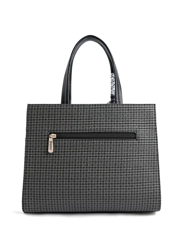 Exotic_Charme_Houndstooth_Dual_Tone_Sling_Cum_Handbag_Black