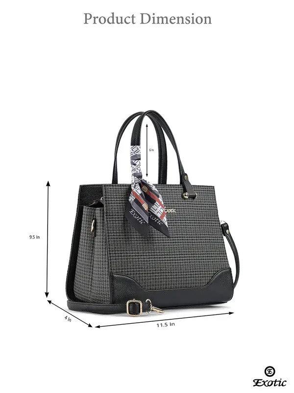Exotic_Charme_Houndstooth_Dual_Tone_Sling_Cum_Handbag_Black