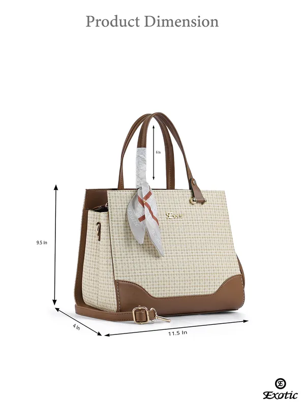 Exotic_Charme_Houndstooth_Dual_Tone_Sling_Cum_Handbag_Cream