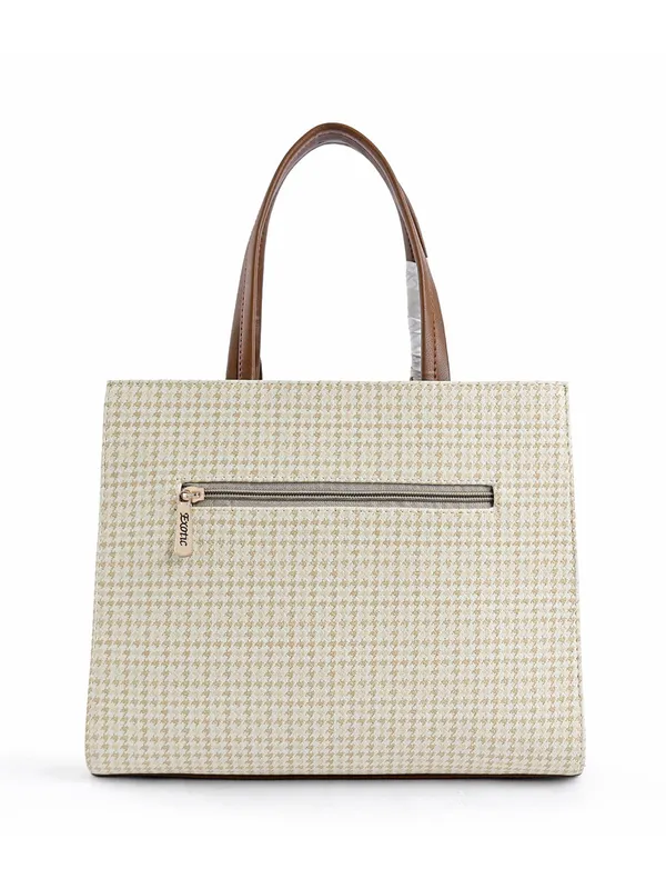 Exotic_Charme_Houndstooth_Dual_Tone_Sling_Cum_Handbag_Cream