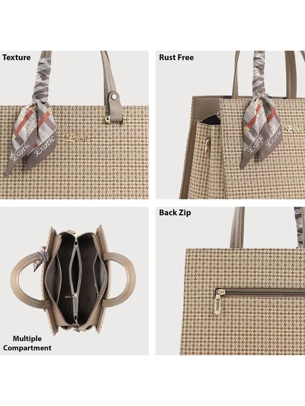 Exotic_Charme_Houndstooth_Dual_Tone_Sling_Cum_Handbag_Beige