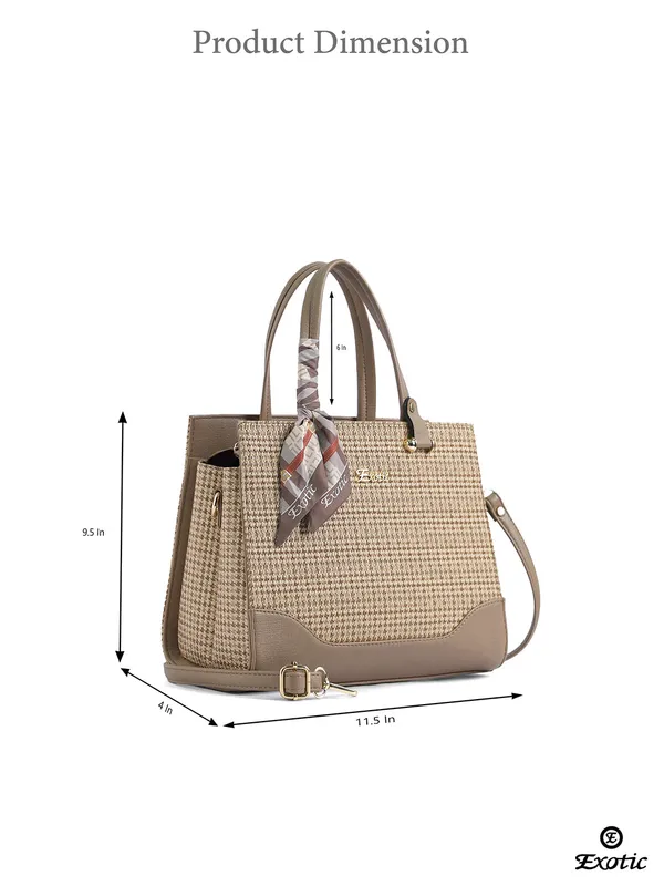 Exotic_Charme_Houndstooth_Dual_Tone_Sling_Cum_Handbag_Beige