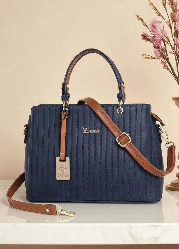 Exotic_Women_S_Striped_Line_Handbag_Blue