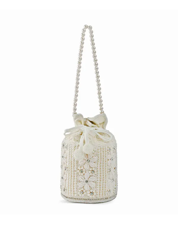 Exotic_Zolara_Pearl_Embellished_Potli_Bag_For_Women_White