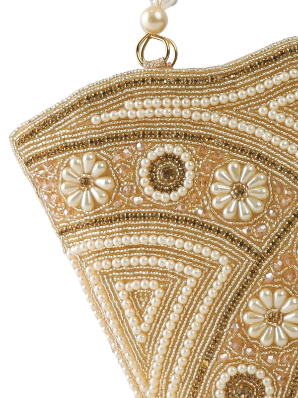 Exotic_Zivara_Pearl_Embellished_Clutch_For_Women_Gold