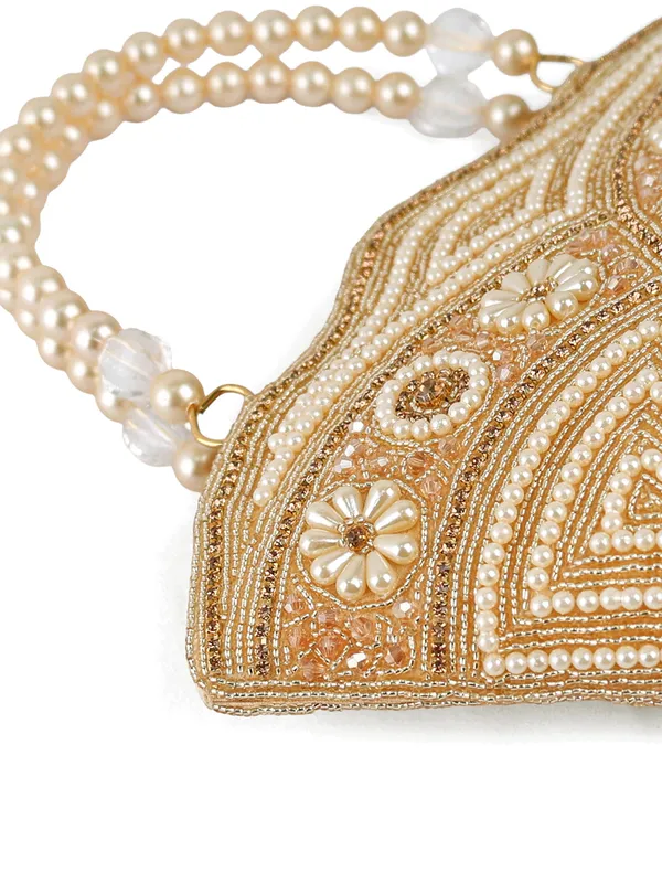 Exotic_Zivara_Pearl_Embellished_Clutch_For_Women_Gold