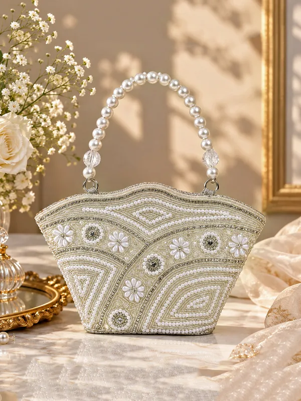 Exotic_Zivara_Pearl_Embellished_Clutch_For_Women_White