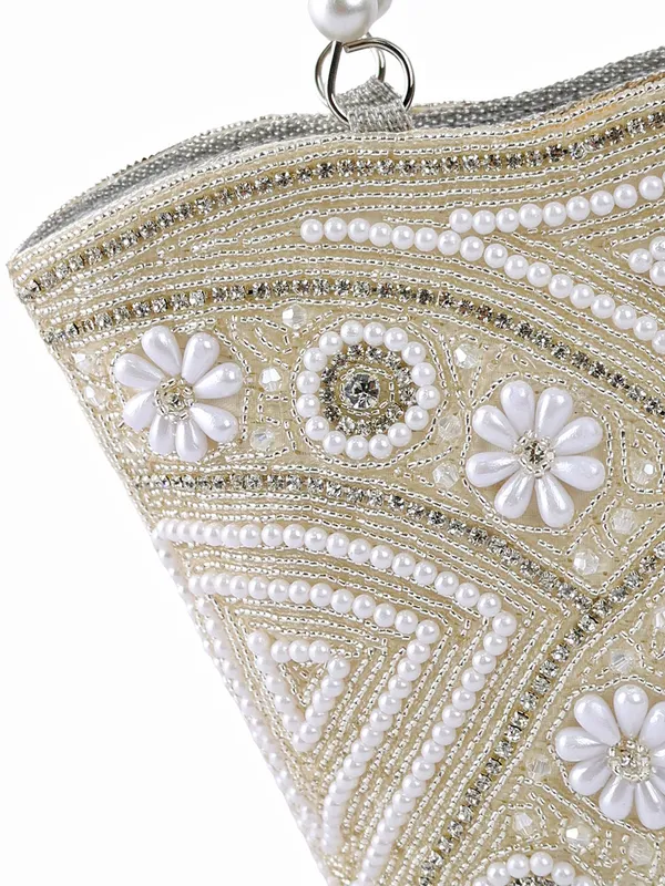 Exotic_Zivara_Pearl_Embellished_Clutch_For_Women_White