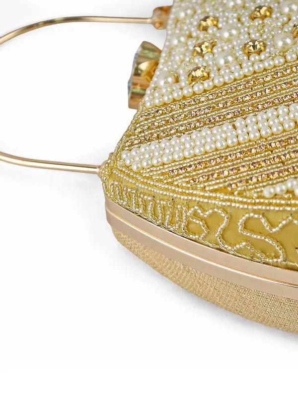 Exotic_Studded_Embroidered_Party_Clutch_Intricate_Beaded_Floral_Embroidery_Gold
