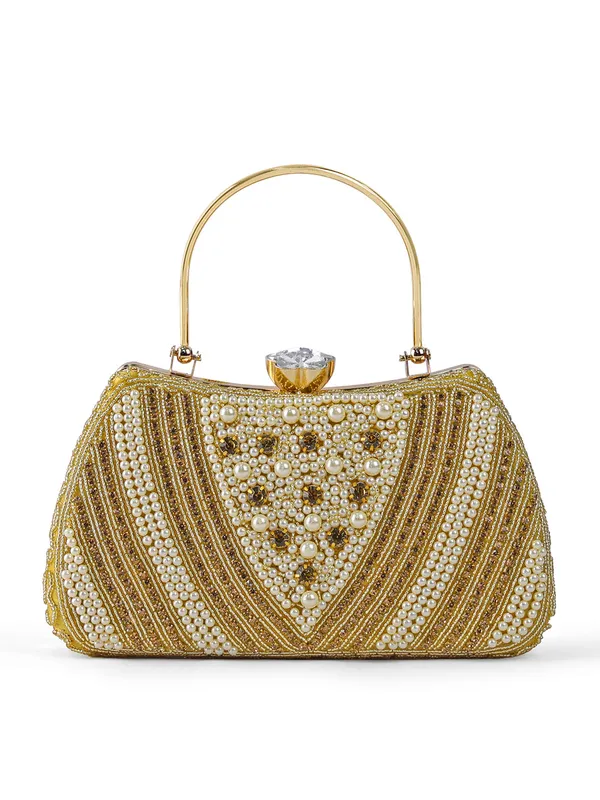 Exotic_Studded_Embroidered_Party_Clutch_Intricate_Beaded_Floral_Embroidery_Gold