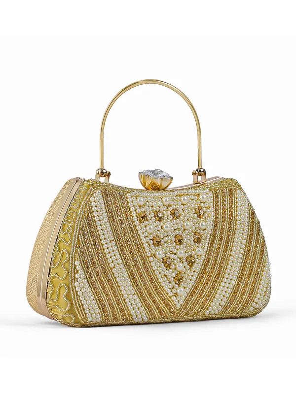 Exotic_Studded_Embroidered_Party_Clutch_Intricate_Beaded_Floral_Embroidery_Gold