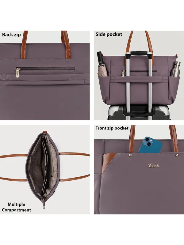 Exotic_Women_S_Tote_Bag_With_Crossbody_Strap_Lavender