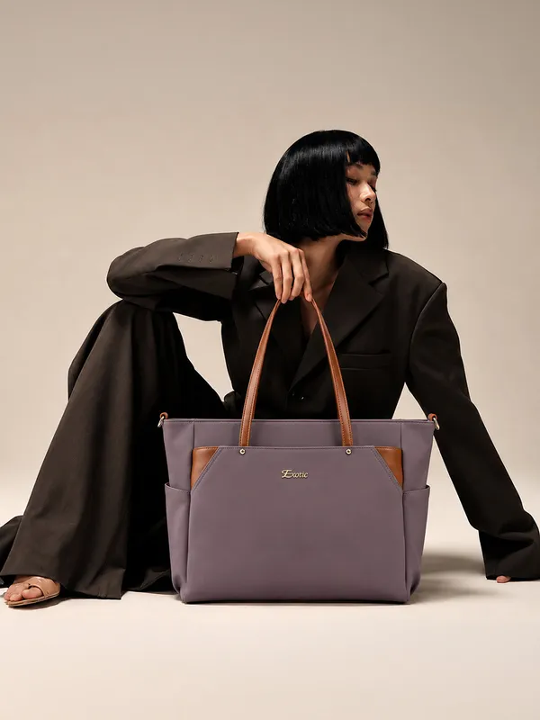 Exotic_Women_S_Tote_Bag_With_Crossbody_Strap_Lavender