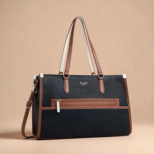 Exotic_Aria_Tote_Handbag_With_Laptop_Compartment_Black