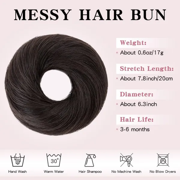 Human_Hair_Bun_Scrunchie_Hair_Extension