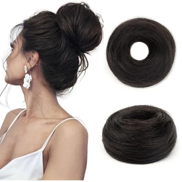Human_Hair_Bun_Scrunchie_Hair_Extension