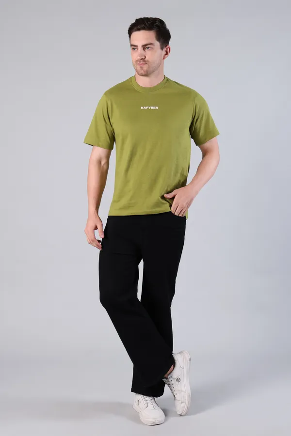 Olive_Regular_Fit_Crew_Neck_T-Shirt_For_Men