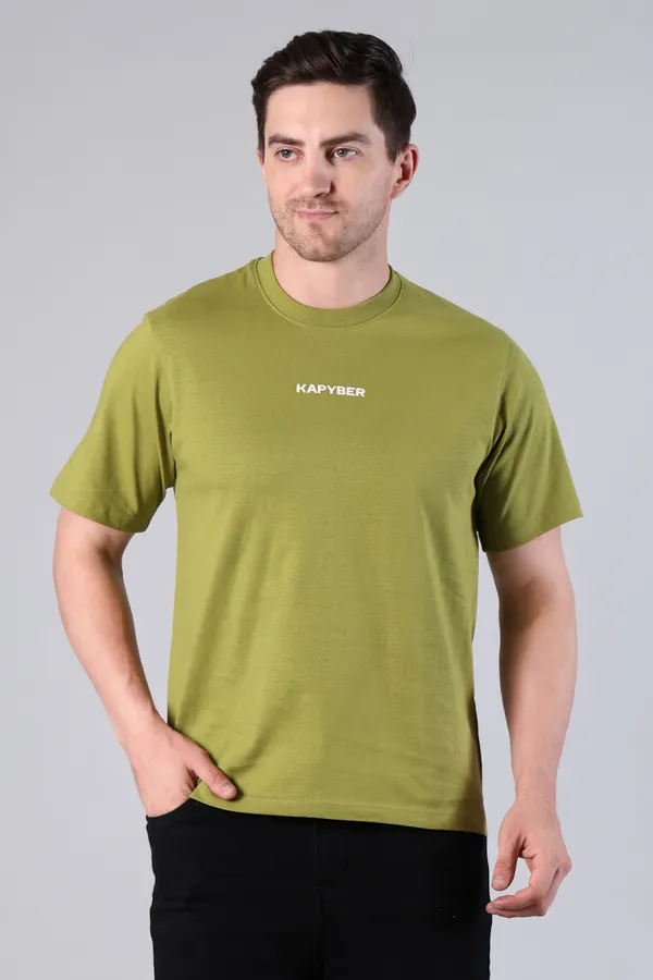 Olive_Regular_Fit_Crew_Neck_T-Shirt_For_Men