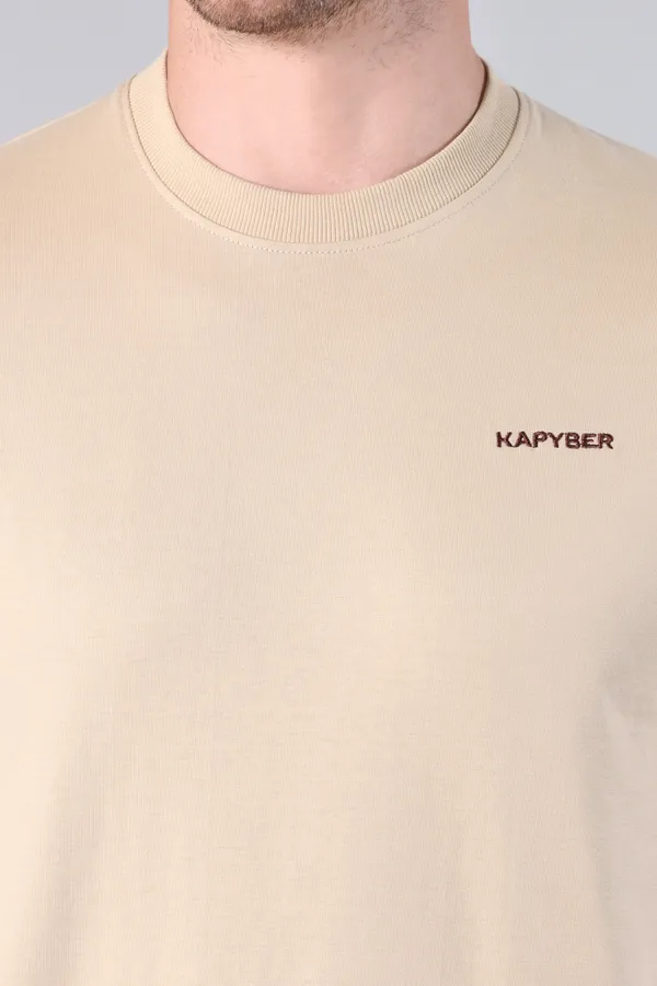 Beige_Crew_Neck_Regular_Fit_T-Shirt_for_Men
