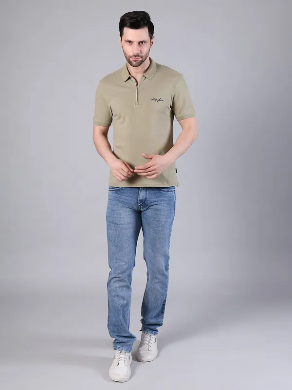 Khaki_Regular_Fit_Polo_T-Shirt_for_Men