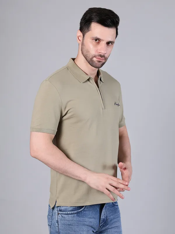 Khaki_Regular_Fit_Polo_T-Shirt_for_Men