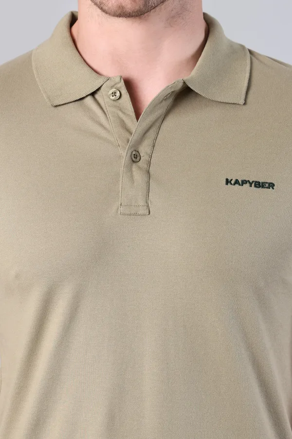 Khaki_Regular_Fit_Polo_T-Shirt_for_Men