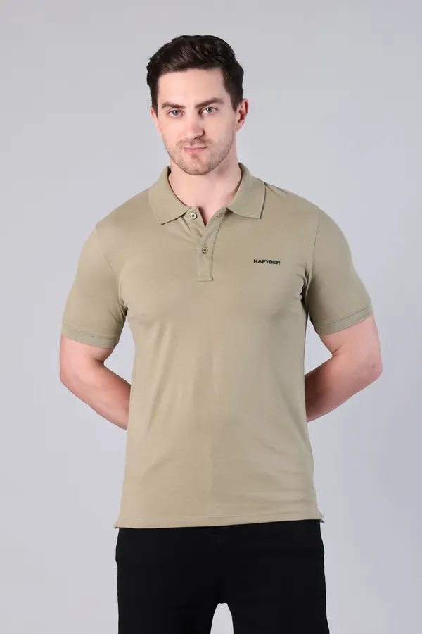 Khaki_Regular_Fit_Polo_T-Shirt_for_Men