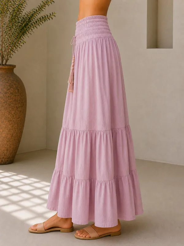 Pink_Tiers_Long_Skirt