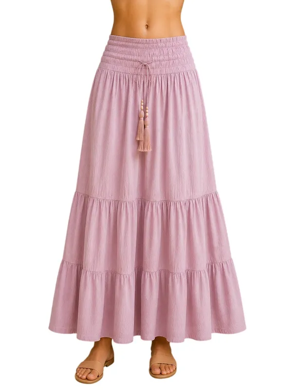 Pink_Tiers_Long_Skirt