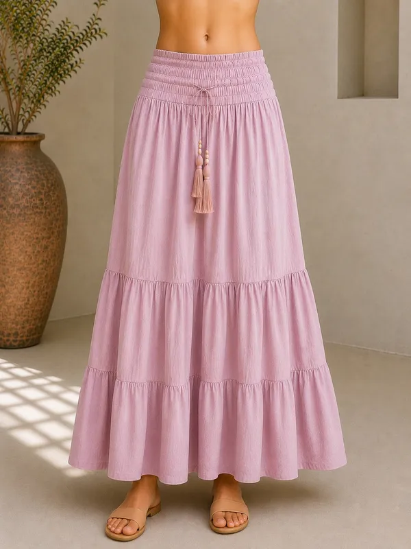Pink_Tiers_Long_Skirt
