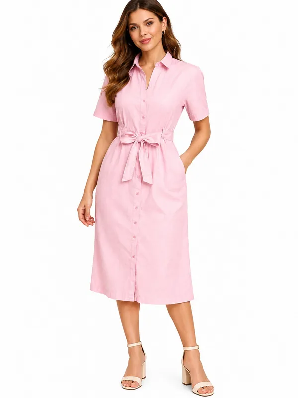 Blush_Pink_Cotton_Dress_Pink